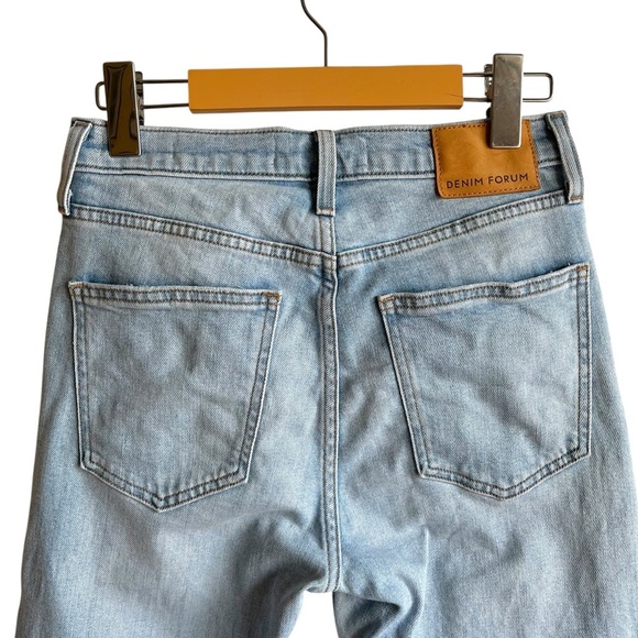 Denim Forum The Yoko High Rise Slim Size 26 Medium Light Wash Jeans - Picture 8 of 14